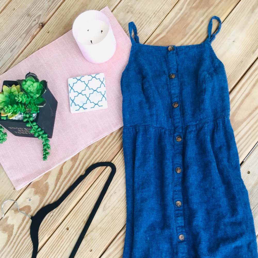 Chambray Maxi Dress